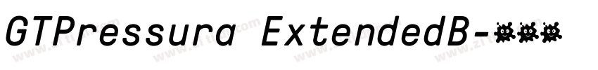 GTPressura ExtendedB字体转换